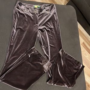 Tracy porter velvet flare pants size 8